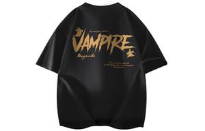 Футболка с коротким рукавом унисекс Magmode, кремово-абрикосовая (черная)