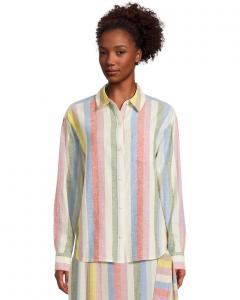 Рубашка Pendleton Coastal Striped Button Up Shirt, цвет Multi Stripe