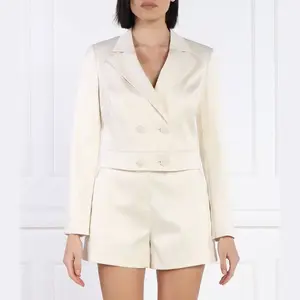 Элегантная укороченная куртка Aurora Guess, бежевый