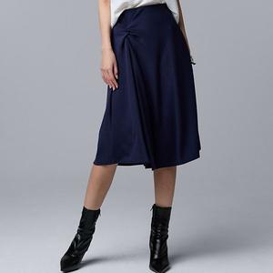 Юбка с крученым декором Simply Vera Vera Wang, Liberty Navy