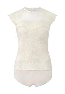 Боди традиционное "Роми", кружевное, женское STOCKERPOINT, цвет Creme