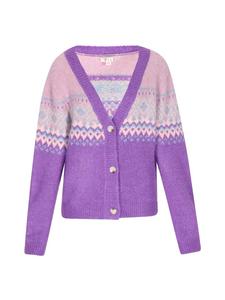 Кардиган IZIA, цвет violett mehrfarbig