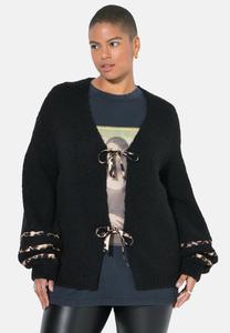 Кардиган Studio Untold SHAPE LEO SCHLEIFEN, Black