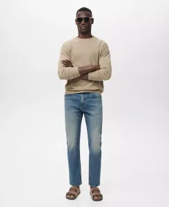 Мужские джинсы Ben Tapered Fit Mango, синий