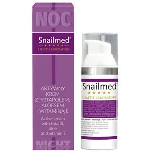 Успокаивающе-нормализирующий ночной крем для лица с тотаролом и алоэ, 30 мл Snailmed Health laboratory night