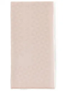 Шарф с жаккардовым логотипом Prada, розовый