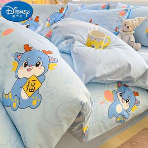 Disney Комплект постельного белья 3 предмета, 90x200 см, простыня, пододеяльник, наволочка