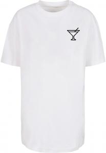 Топ оверсайз Merchcode Oversized Shirt Summer - Cocktail, белый