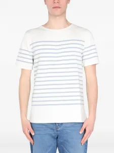 Полосатая футболка Saint James, белый