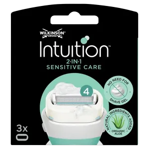 Кассеты для бритвы, 3 шт/1 упаковка Wilkinson Sword intuition sensitive care