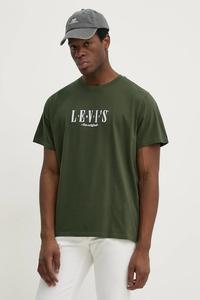 Футболка хлопковая SS Relaxed Fit Tee Levi'S, зеленый