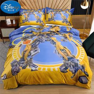 Disney Пододеяльник 180х200 см, хлопок, детский дизайн Bumblebee