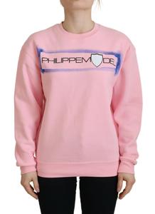 Филип Модель Элегантный длинный рукав пуловер Женский свитер Philippe Model, розовый