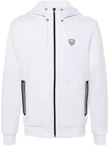 Худи с логотипом Ea7 Emporio Armani, белый