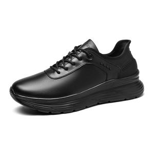 Mulinsen Кроссовки для ходьбы, увеличивающие рост, износостойкие, легкие, низкие, черные, мужские