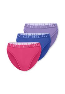 Трусы с высоким вырезом - логотип Elle, синий