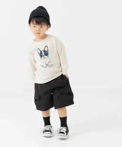 Футболка с длинными рукавами, 100% хлопок, с принтом Chil2, цвет G Dog/Cream