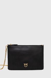 Кожаная сумка Pinko, черный