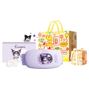 Пояс для прогревания живота с управлением через приложение, снимает боль в животе, термотерапевтический вибрационный массаж YP M06 Sanrio