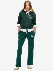 Атлетические лоу-райз расклешенные джоггеры Superdry, Mid Green