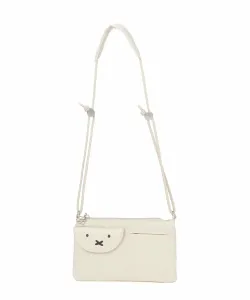 Нейлоновый кошелек-сумка через плечо в сотрудничестве с Диком Бруной Studio Clip, цвет Ivory 52