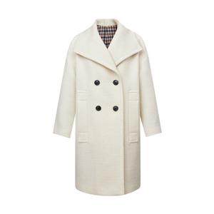 Пальто женское Deep Breath с большими лацканами, черный