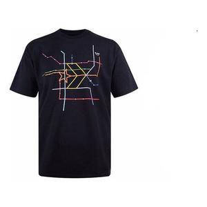 Футболка men's logo printing short sleeve black Converse, черный