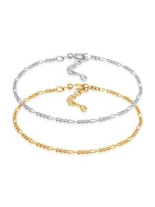 Elli Браслет Фигаро из серебра 925 пробы