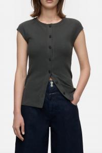 Рубашка с воротником и резинкой в цвете ирландский кофе CLOSED, Irish Coffee