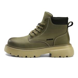 King Jinmai Кроссовки Crew Martin мужские хаки, цвет Khaki