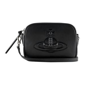 Vivienne Westwood Кожаная фотосумка через плечо кроссбоди женская черная