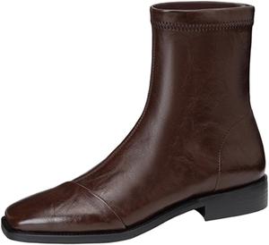 Женские удобные повседневные ретро-классические ботильоны LYYSKY. Размер соответствует длине стопы, смотрите таблицу размеров и описание товара. Размеры: US2-US13 / EU32-EU46, Brown(Bk8830)