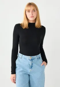 Приталенный свитер с длинными рукавами и воротником Jimmy Key, Black