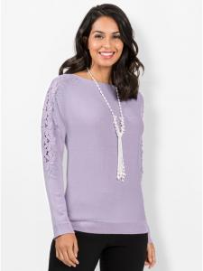 Свитер летучая мышь сиреневого цвета WITT WEIDEN