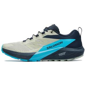 SALOMON Кроссовки Sense Ride 5 с низким верхом, износостойкие, дышащие, мужские, бежевые, черные, синие