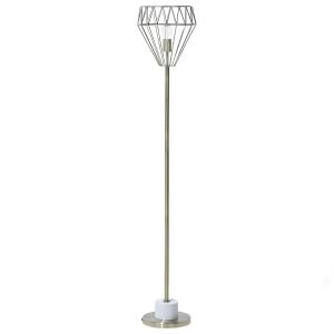 Торшер Beliani, 30x30x160 см, цвет латуни