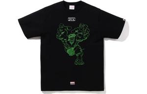 Футболка Marvel X Мужская черная A Bathing Ape, черный