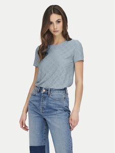 Футболка обычного кроя 15158450 Jdy, голубой