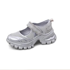 Туфли Мэри Джейн на платформе женские SAFIYA, 23 Silver