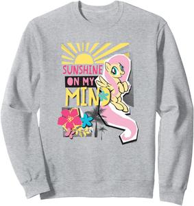 Толстовка My Little Pony: Friendship Is Magic Fluttershy Sunshine Mind, серая