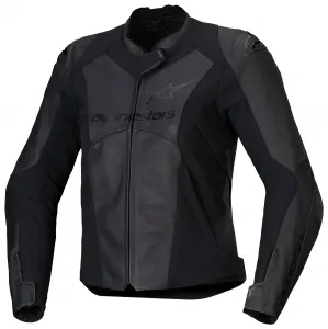 Кожаная куртка Stella Faster V3 Alpinestars, черный