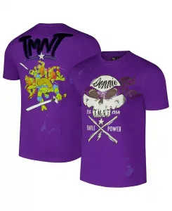 Мужская фиолетовая футболка Teenage Mutant Ninja Turtles Turtle Power Freeze Max