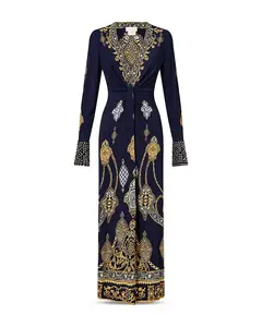 Платье из трикотажа с перекрученными нитками Camilla, мультиколор