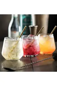 Стакан Allegra, стакан для питья, стакан для воды, стакан для сока, набор из 3 стаканов для виски, 345 мл, прозрачный Pasabahce