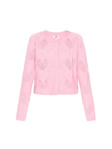 Женский кардиган розового цвета myMo