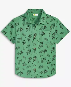 Рубашка для мальчиков Little & Big из хлопка с принтом Epic Threads, зеленый