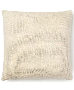 Декоративная наволочка Madera с крестообразным переплетением, 22 x 22 дюйма Ihi Home, ivory