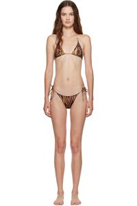 Деревянный бикини Jean Paul Gaultier, черный