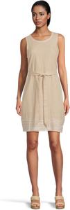 Платье Tommy Bahama Two Palms Embroidered Sleeveless Shift Dress, цвет Natural Linen