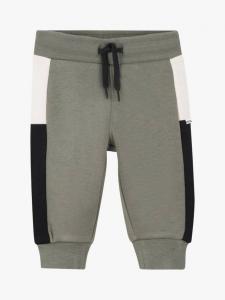 Детские джоггеры с цветными блоками из хлопковой смеси HUGO BOSS, Green